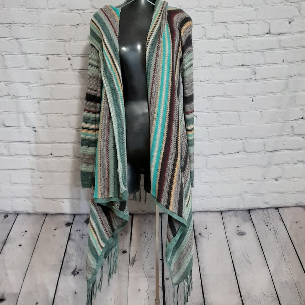 Billabong Striped Open Cardi